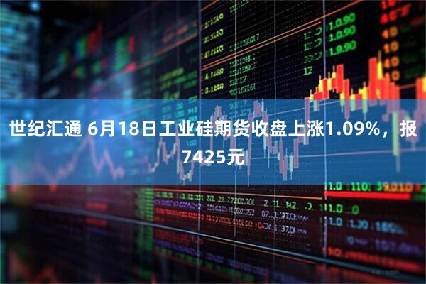 世纪汇通 6月18日工业硅期货收盘上涨1.09%，报7425元